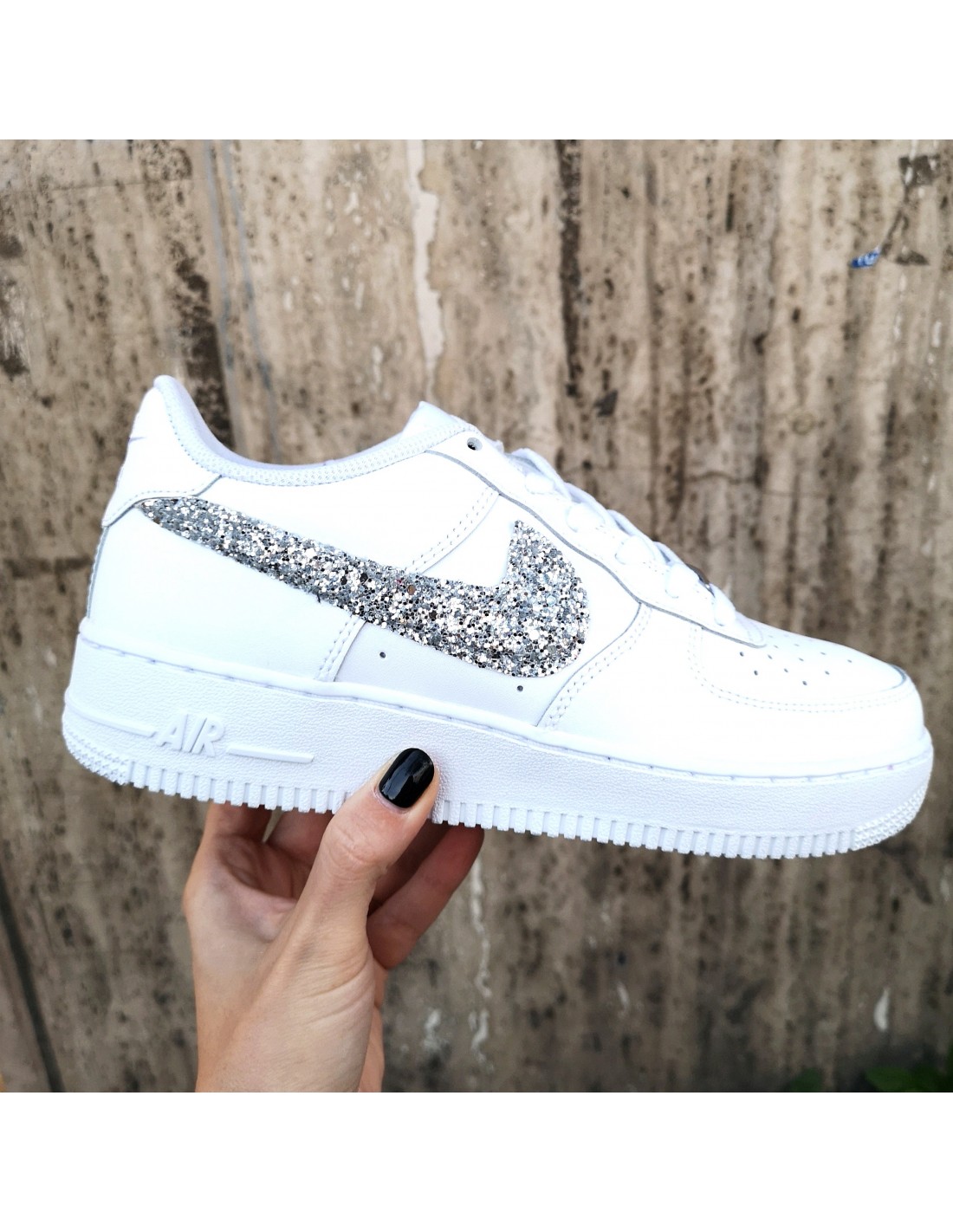 air force 1 argento